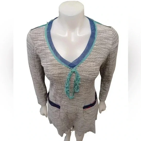 Katrin Leblond Design Multi Coloured Long Sleeve Tunic Dress Size XS - Picture 3 of 12